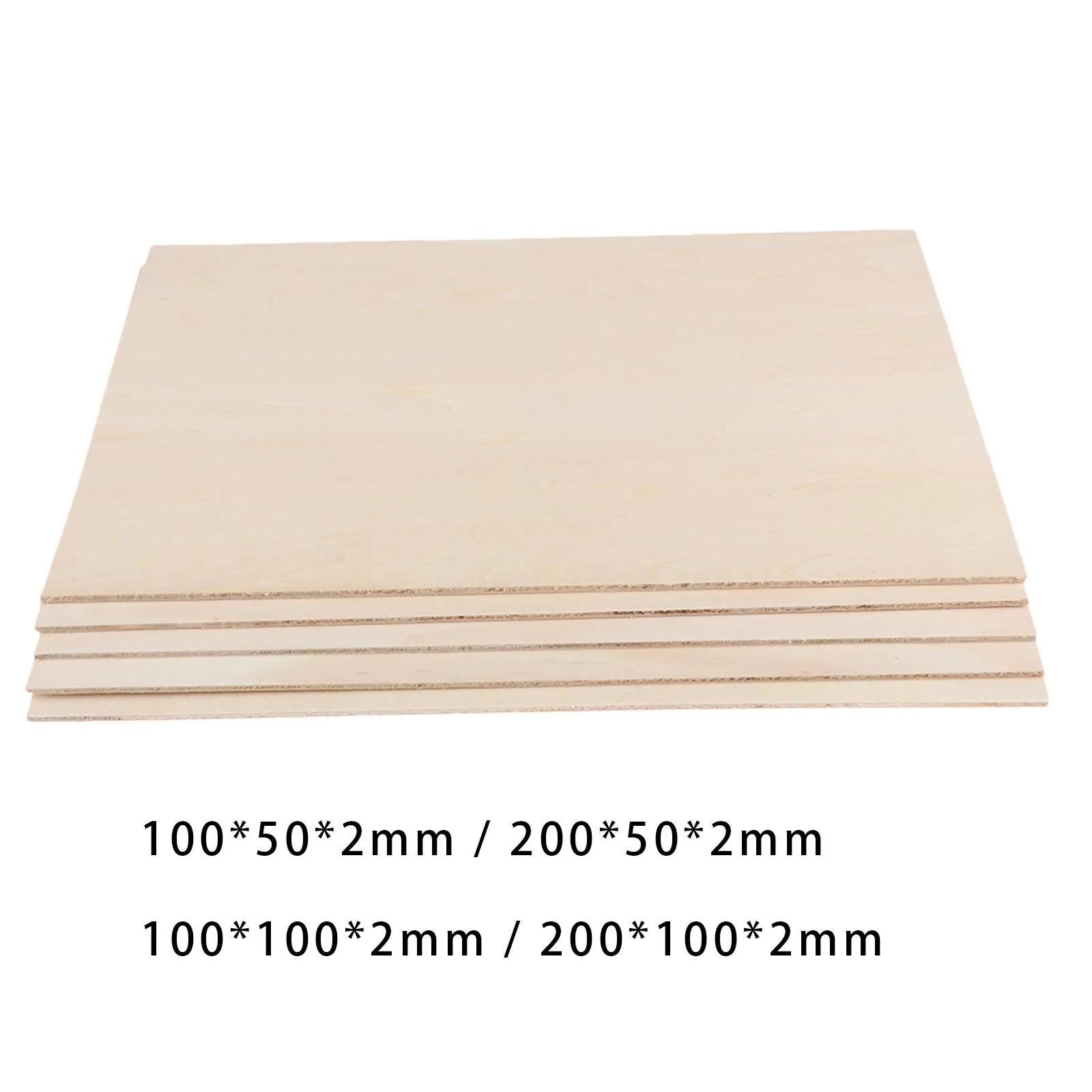 10Pcs Unfinished Wood Basswood Sheets Thin Plywood Board for Mini House Crafts DIY Project Miniature Aircraft Making Plane Model