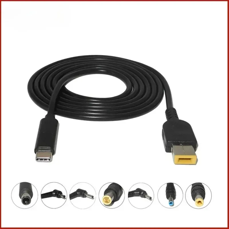 USB C PD شحن كابل سلك النوع C إلى محول محول الطاقة العالمي DC لـ Lenovo ASUS Dell HP Acer Samsung LG LG POPSOPSFOR ASUS ASUS LAPTOPS ADAPTER