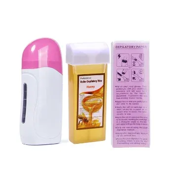 Heizgeräte professionelle Single Handheld Depilatory Wachs Haarentfernungsmaschine mit EU/US -Stecker tragbarer Epilatorrolle auf Wachsheizung Wachsheizung