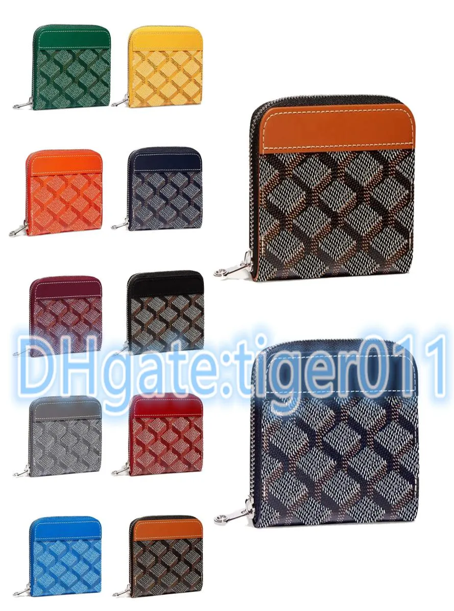 Luxurys Echte heren portemonnee lederen portemonnees kaarthouders munt portemonnee matignon mini -ontwerper mannen dameshouders mode groothandel portemonnee sleutel pouch polspols8138662