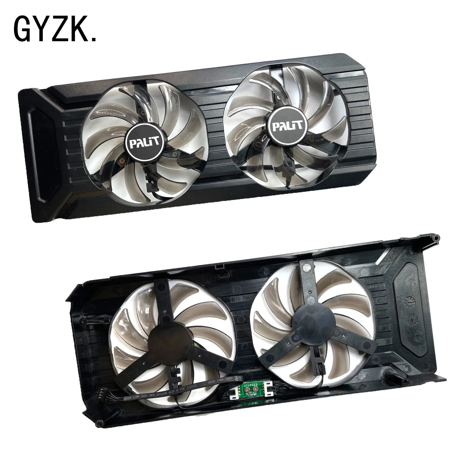 Pads Nuovi per Palit GeForce P106100 GTX1060 1070 1070Ti 1080 Pannello ventilato di sostituzione della scheda grafica doppia con FAN GA91S2U