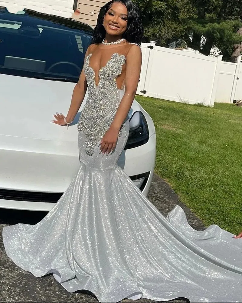 mermaid trumpet formal dresses Navy Blue Prom Dresses 2026 for Women Trumpet/Mermaid V-Neck Floor-length Plus Lace Appliques Formal Evening Ball Gowns, As Pic main image 1