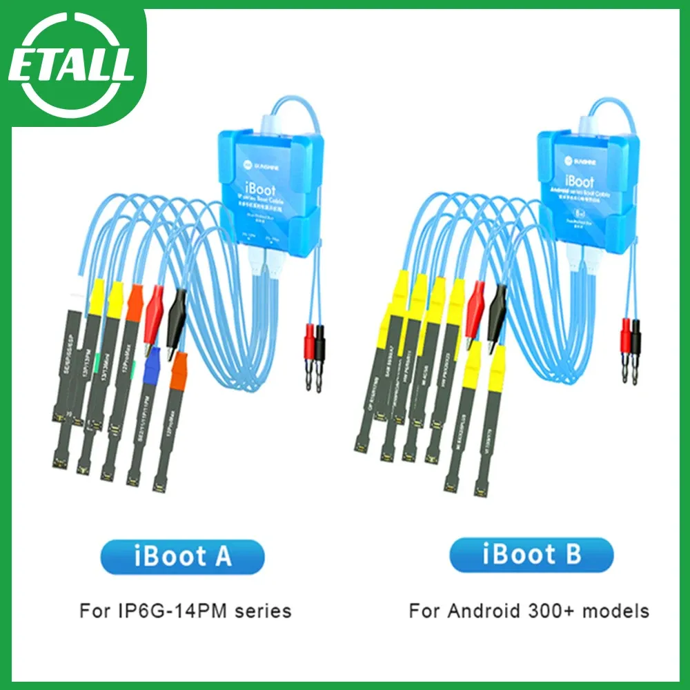 Sunshine Iboot A pour iPhone 6-14 IBOOT B pour le téléphone Android Power Boot Control Line Câble Câble Câble Boot d'alimentation Câble batterie