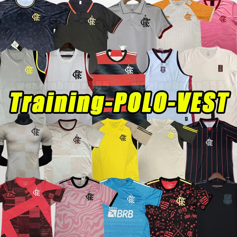 Flamengo Soccer Jerseys 23 24 Diego E. Ribeiro Gabi Football Shirts Pedro de Arrascaeta Jersey Camisa Luiz 2023 2024 Men Fans Player Version Vest Polo Training GK