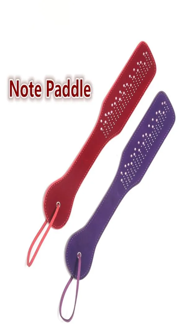 Nota perforazione BDSM Sex Paddle Floching Materiale Purpel Flugger Red Fetish Butting Eroticos Para Casais Sex Products5813305