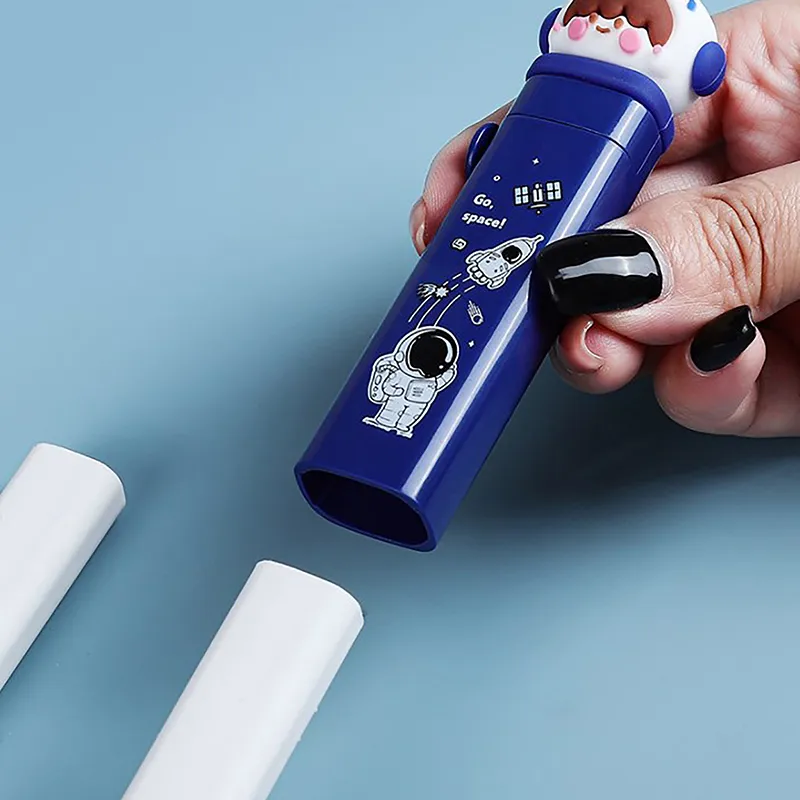 8 Stück Einziehbare Radiergummis – Niedliche Push-Pull-Radierer Für Schule, Büro & Kinder
