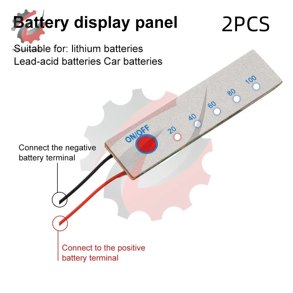 2PCS 1S 3S 4S Lithium Batterij Level Displaysbord 3.7V 12.6V 16.8V LED Dubbele kleur Display Batterijcapaciteitspercentage Display