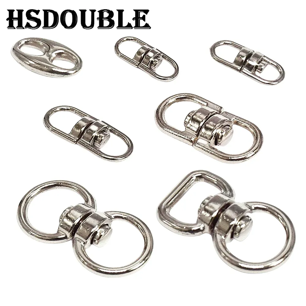 Silver Metal Swivel Hook Clasp Key Chains Connectors for Lanyards ...