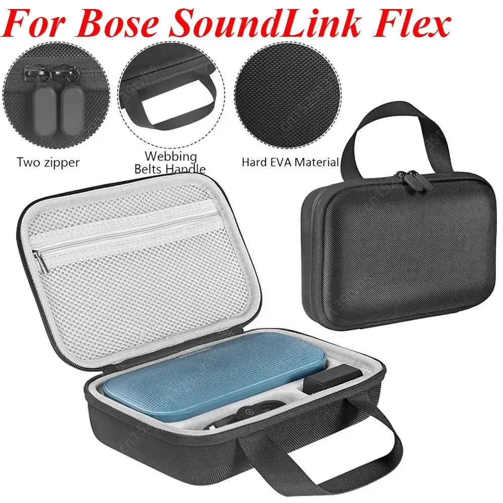 Étui de transport protecteur pour Bose Soundlink Flex Organizer Accessoire EVA Sac de rangement pour Bose SoundLink Flex Audio