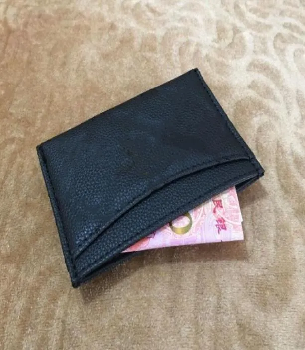 デザイナーコイン財布キャビアウォレット女性カードホルダースモールブラックレザーバッグ1405064