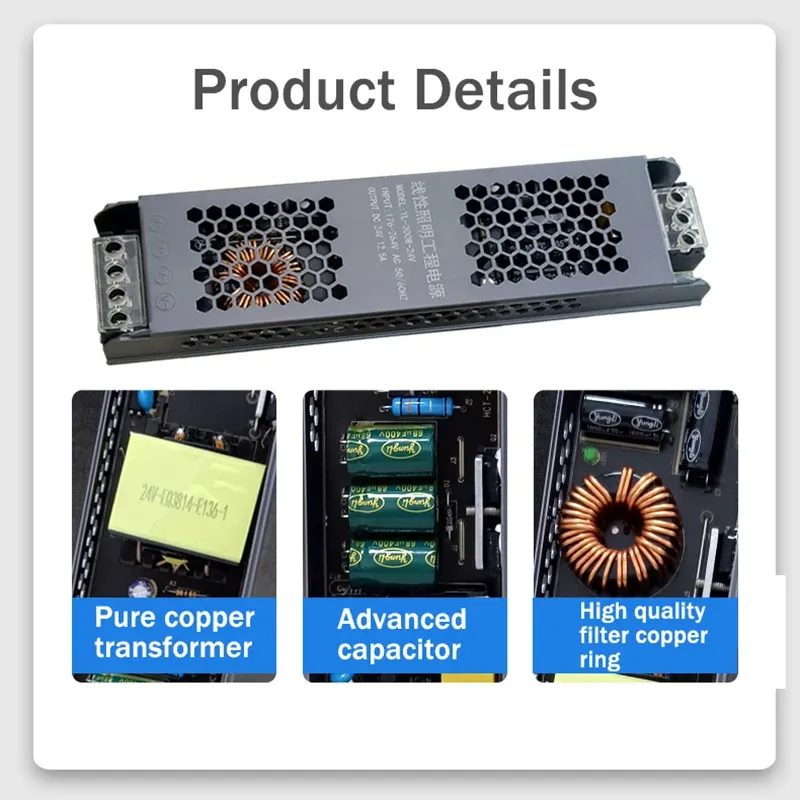 Interruttore Alimentatore AC 100-240V A DC 12V 30A Trasformatore Di - Foto 3