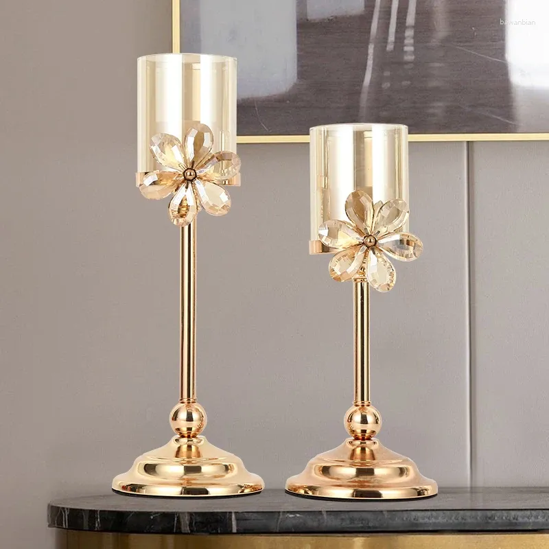 Candele Candele Cangoli Candelabura Astetico Drana da pranzo Gold Decorazioni Velas Luxury Home XF40XP