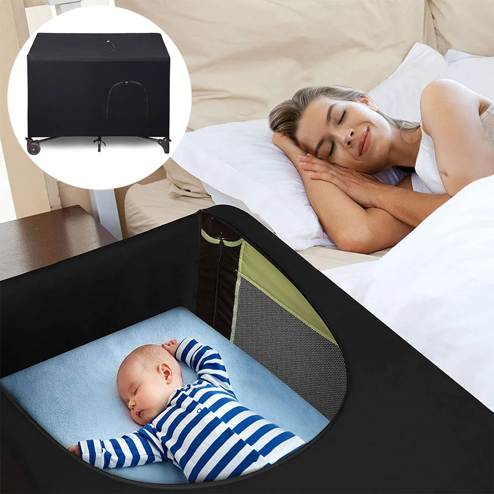 Crib Canopy: Portable Baby Bed Blackout Tent Stretchable