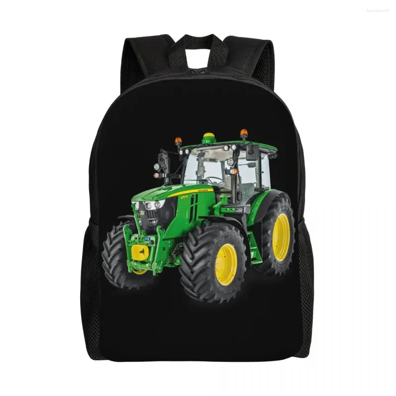 Backpack Tractor Travel Women Women Men School Liptop Bookbag Book College Daypack Sacs