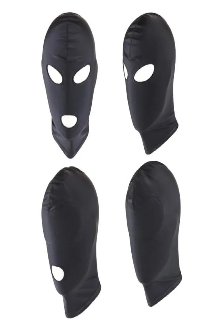 Juegos para adultos Máscara de sexo de sexo Ojo abierto BDSM Bondage Fetish Maskrandrint Sex Mask Kinky Masquía Erótica Slave Cosplay Toys para parejas S6001561