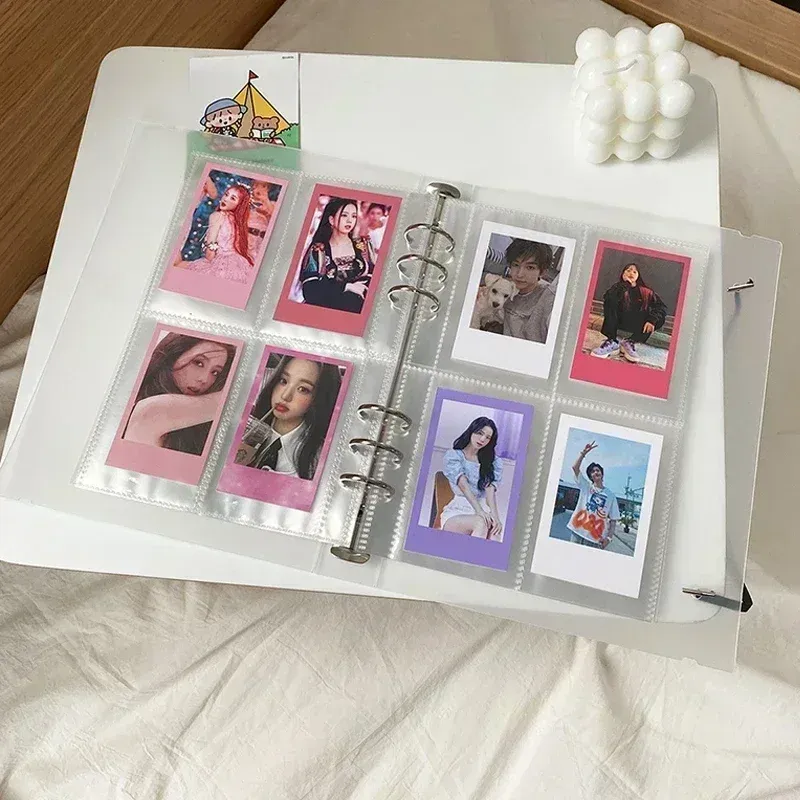 A5 3 -calowa karta fotograficzna Kpop Binder School School Pigienika Postystająca fotokard album album książka spoiwowy strony wypełniacze strony domowe ogród ogród