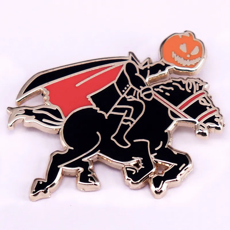 Halloween dinozaur rycerz Enamiel Pin z dzieciństwa film film cytaty broszka