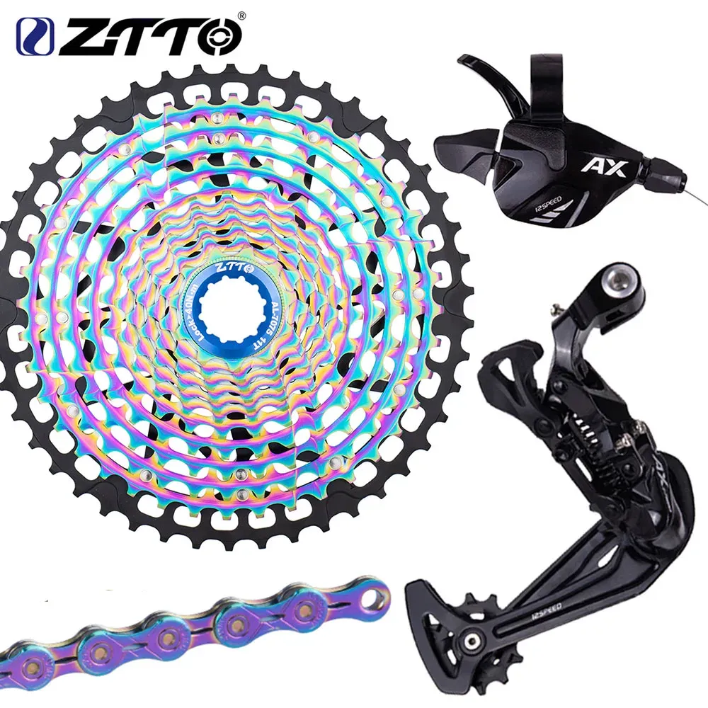 ZTTO MTB 12 SPEED GROUPST HG Стандартный велосипедный переключатель задний переключатель 1x12 Групп для горного велосипеда 12 -скоростный комплект 12S Кассетта