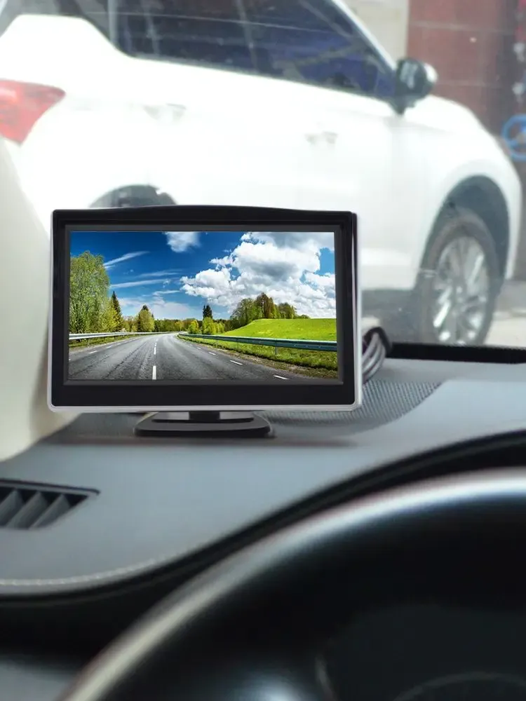Car Rear View Screen 3 5 Inch Vehicle LCD Parking Monitor Car Rear View Screen Universal ...
