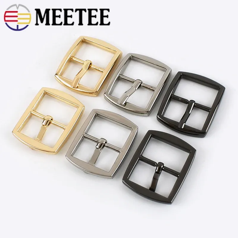 5/10/20Pcs 20mm Metal Pin Buckle For Webbing Bag Strap Adjuster Clasp Belt Buckle Dog Collar Snap Hooks DIY Hardware Accessories