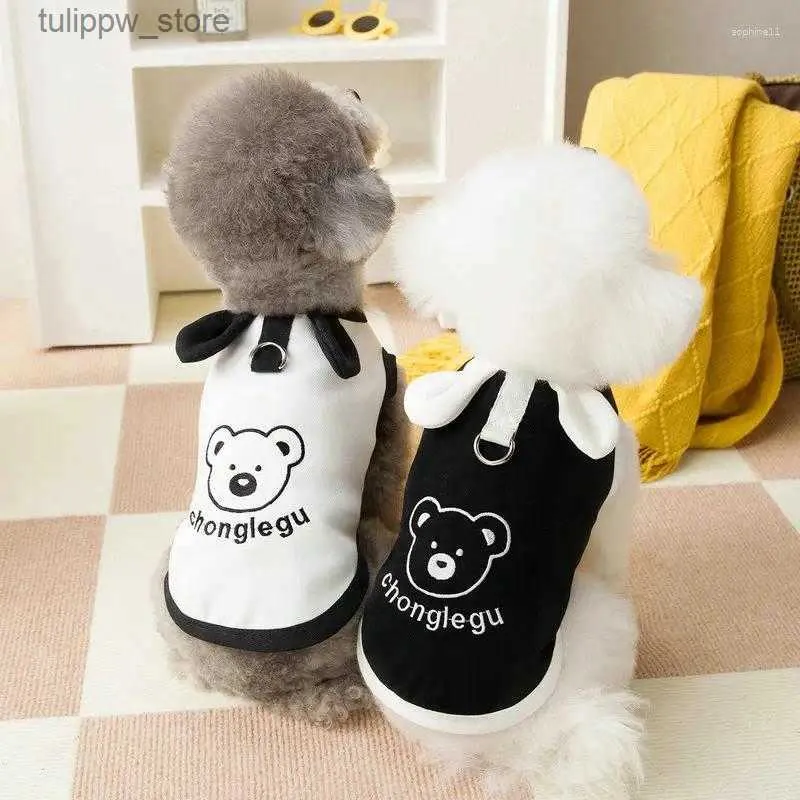 Vêtements pour chiens vêtements pour chiens vêtements pour animaux de compagnie t-shirts pour chiens vêtements chat petit mignon mince traction d'été fashion boy fille chihuahua produits 2024 l46