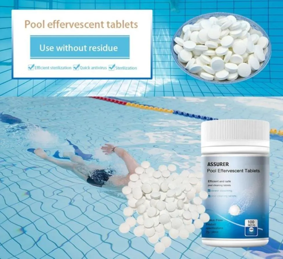 PISCINA PISCINAS Grandes Para Familia Piscine Piscinas Zwembadreiniging Tablet 50 Tabletten Reinigingsgereedschap Pool Accessoires1978341