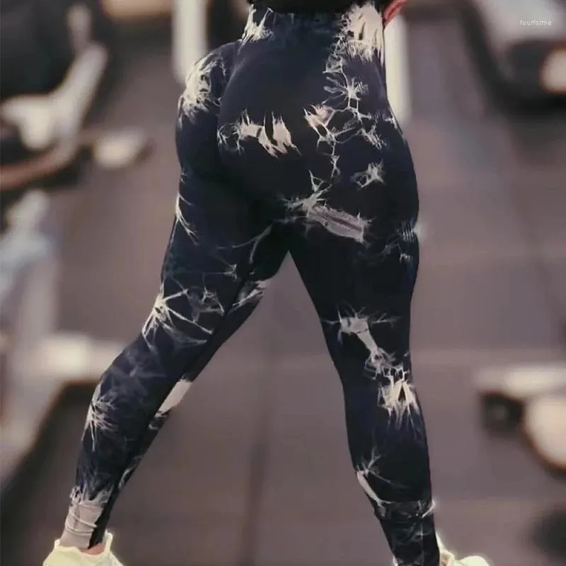 Leggings pour femmes Tie Tie Dye Gym sans couture