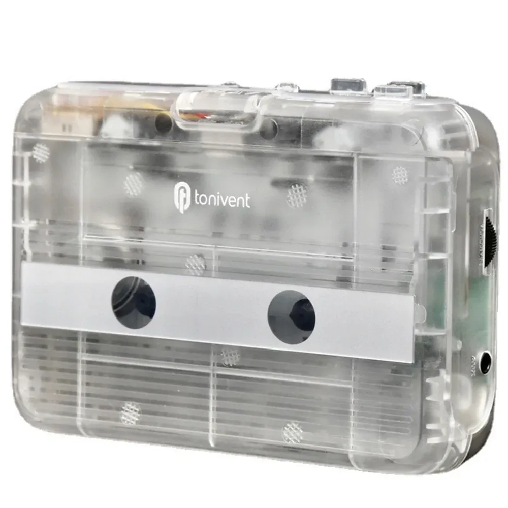 Players Portable Cassette Machine Old Tape to MP3 Converter Drives Walkman Audio Player 3.5mm Headphone Output AA Batteries USB 5V Power