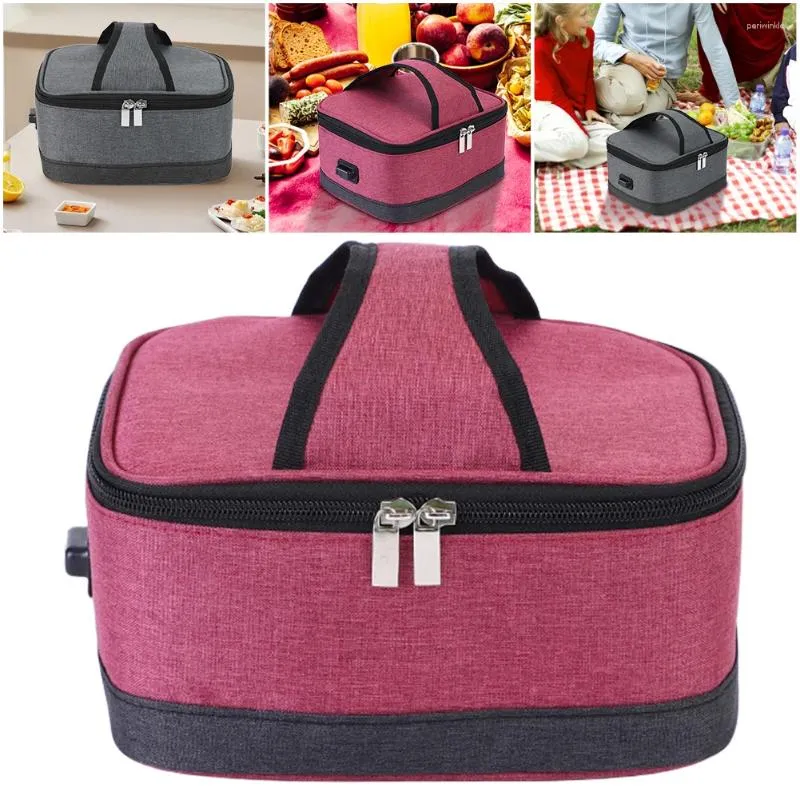 Abendessen USB Tragbare wärmere Heizung Container Auto Reisen Camping Elektrische Lunchbox Erwärmung Tasche für Outdoor