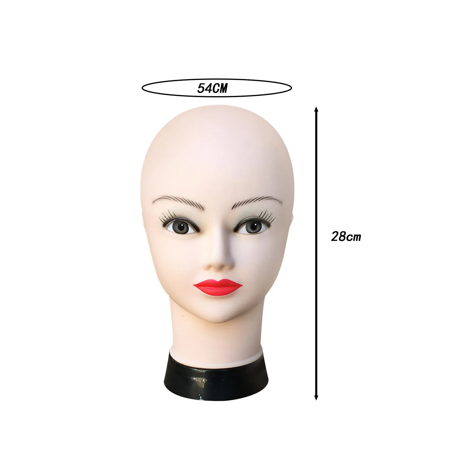 Female Mannequin Head Beauty Cosmetology Wig Stand for Wigs Jewelry