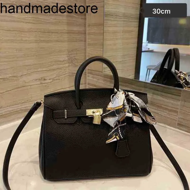 Leather Bk Same Handbags Designers Bags One Shoulder Messenger Head Womens Platinum Factory Outlet Versatile