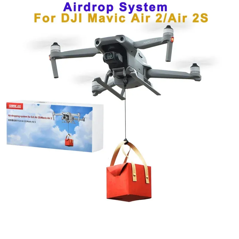 Drones voor DJI Mavic Air 2/Air 2S Drone AirDrop System Landingsgestel Huwelijksvoorstel Bezorgapparaat Dispenser Throower Transportapparaat
