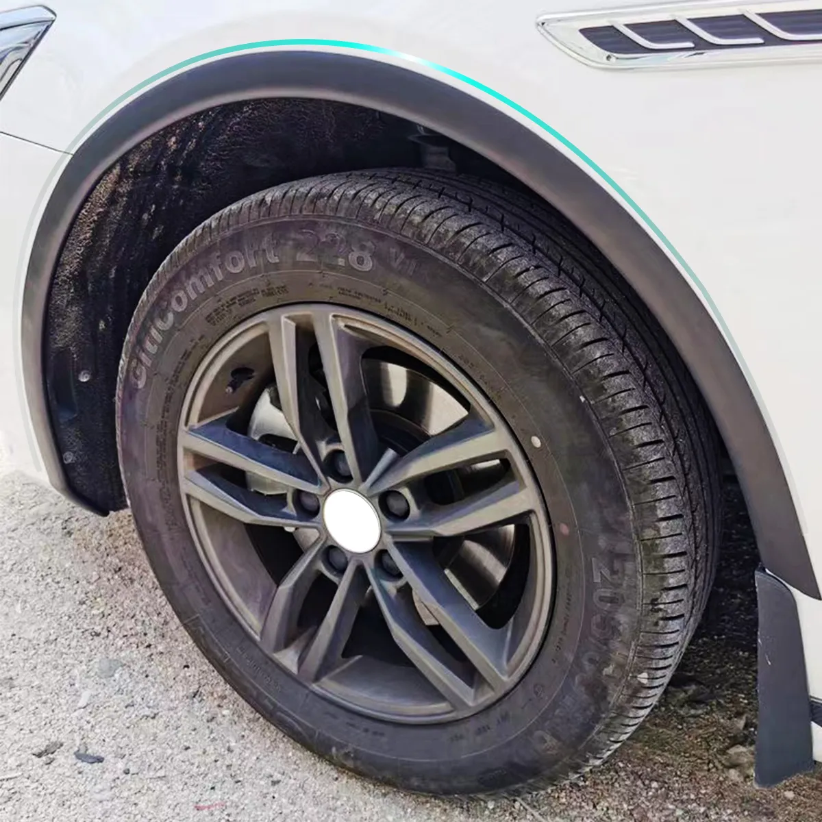 Car Wheel Tires Eyebrow Strip 3d Carbon Fiber Automotive