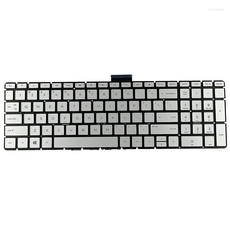 Câbles d'ordinateur avec clavier de remplacement rétro-éclairé compatible pour Pavilion 15-BW 15-BS 17-AK ordinateur portable de la série