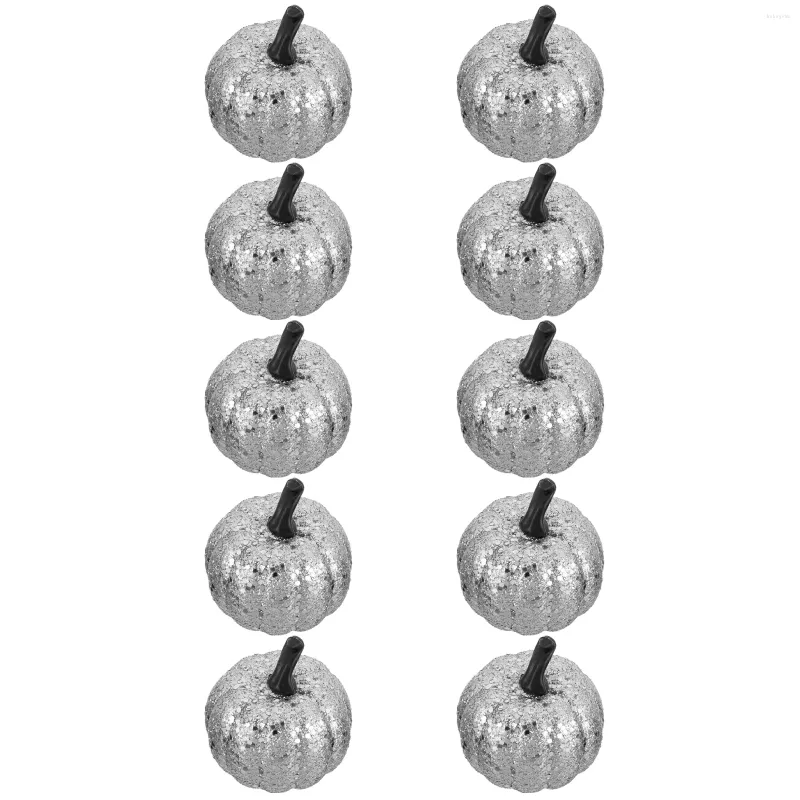 Kwiaty dekoracyjne 10 szt. Bubble Złote Dyn Squash Pumpkin Props Halloween piany dekoracje dekoracje impreza ornament mini jesień