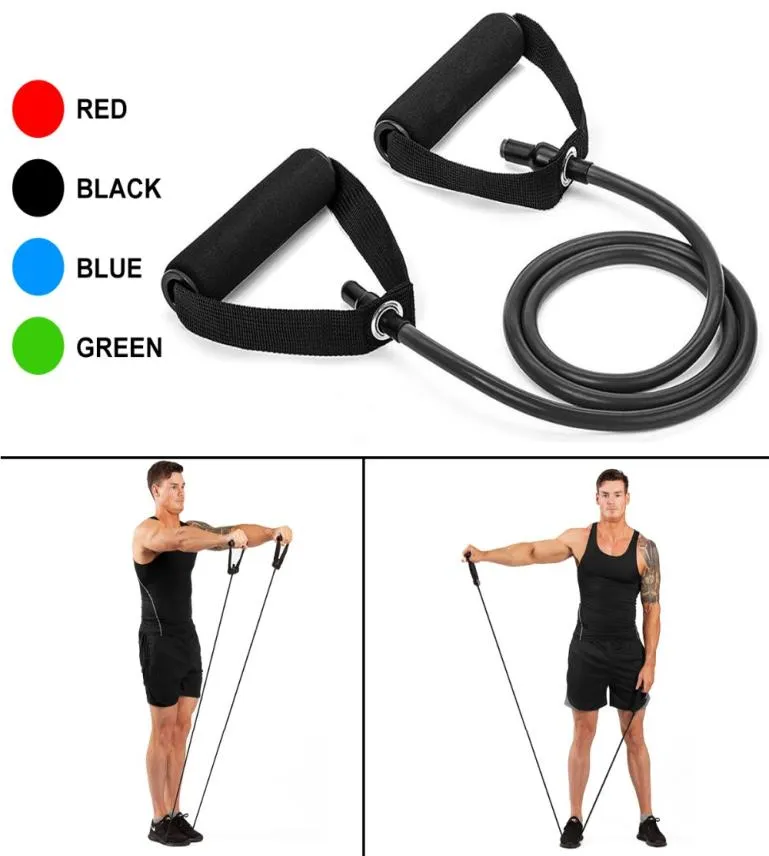 120 cm Yoga Pull Rope Motstånd Bands Fitness Gum Elastic Fitness Equipment Gummi Expander Workout Training8298150