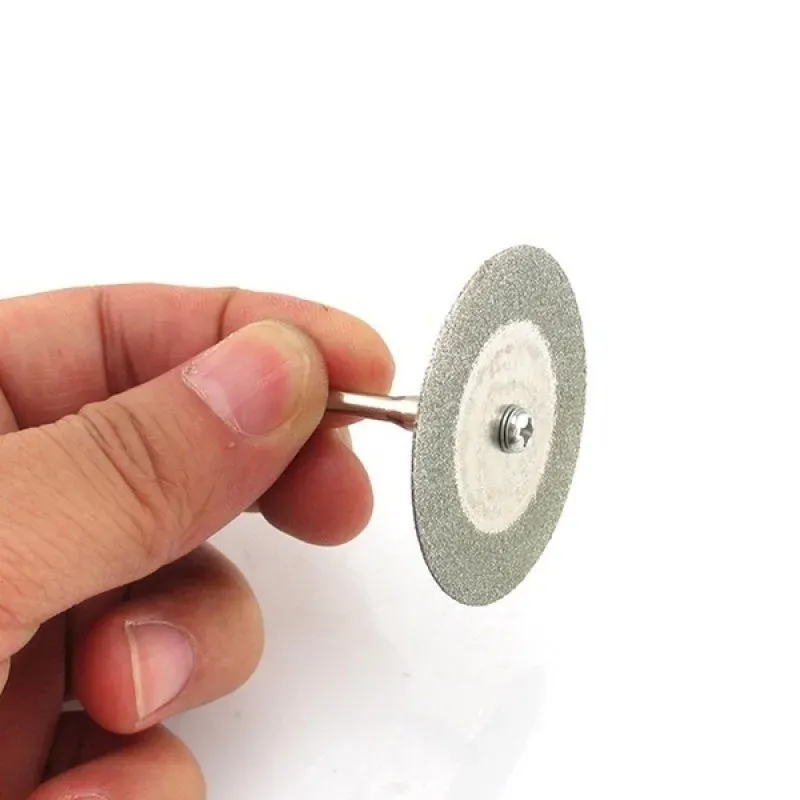 Disques de coupe de diamant de 5pcs 22 mm Coupez la mini-lame de scie à diamant avec 1 pc
