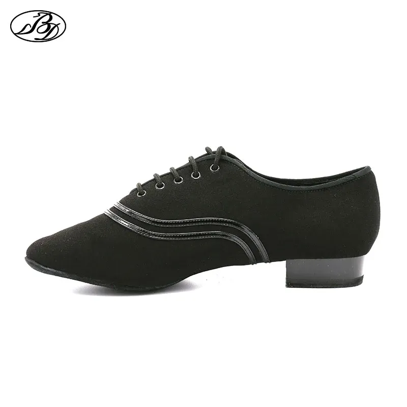 Boots Men Standard Dance Shoes BD309 Ballroom Shoe Canvas Split Split Out-Seme Practice Men Modern Dancing Shoe Dancesport