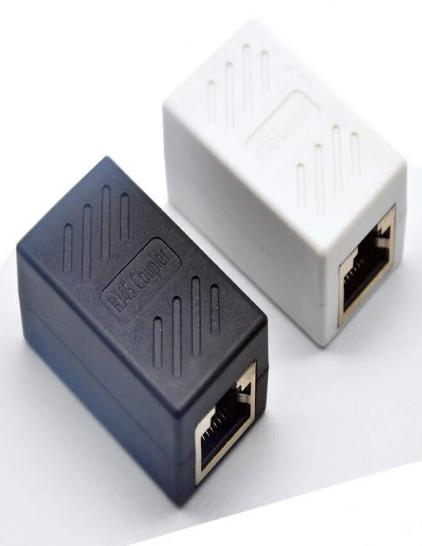 Ferr Cat6 RJ45 Kvinna till kvinnlig LAN -anslutning Ethernet Network Cable Extension Coupler Adapter med Shield8390403