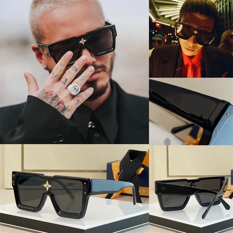 Fashion luxury man mens designer sunglasses for men and woman vintage square 1547 matte frame Letter printed Color film glasses trend leisure style Anti-Ultraviolet