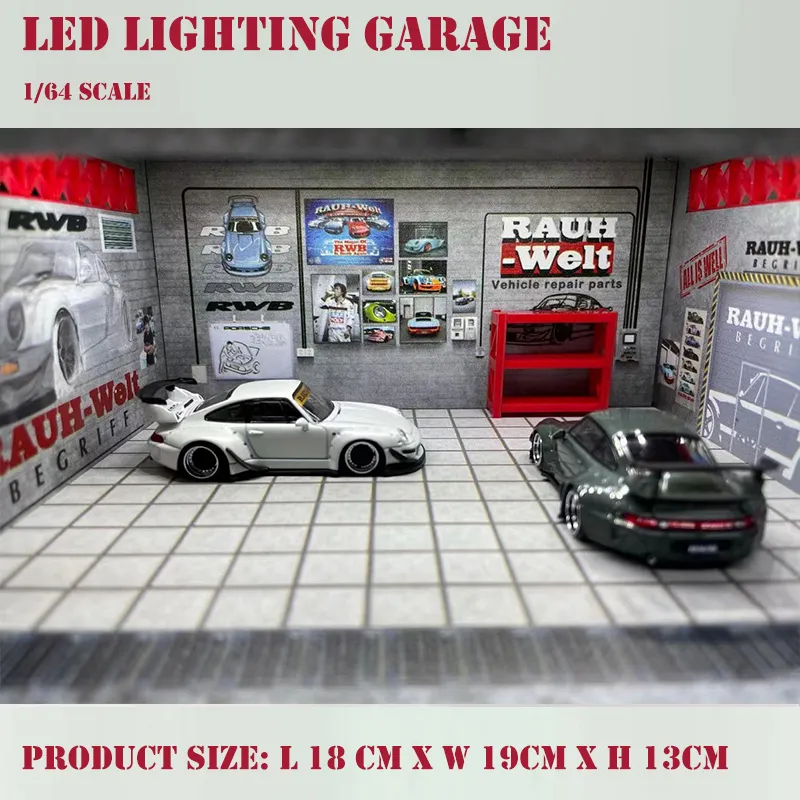 J.Diorama x RWB オフィシャル商品 1/64 ジオラマ ガレージ J.Diorama x RWB オフィシャル商品 1/64 ジオラマ ガレージ