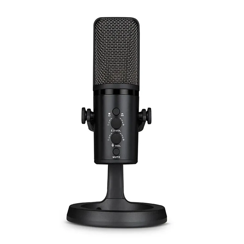USB Condenser Handheld Microphone With LED Light... 