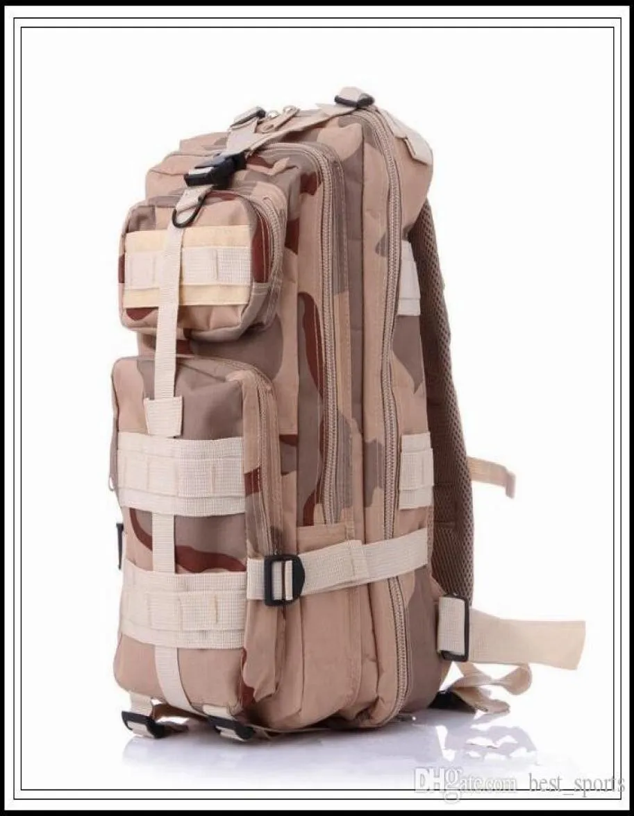 12 cores 30l Caminhando bolsa de camping Tactical Tactical Trekking Rucksack Backpack Camouflage Molle Rucksacks Ataque Bags Outdoor Bags5194027