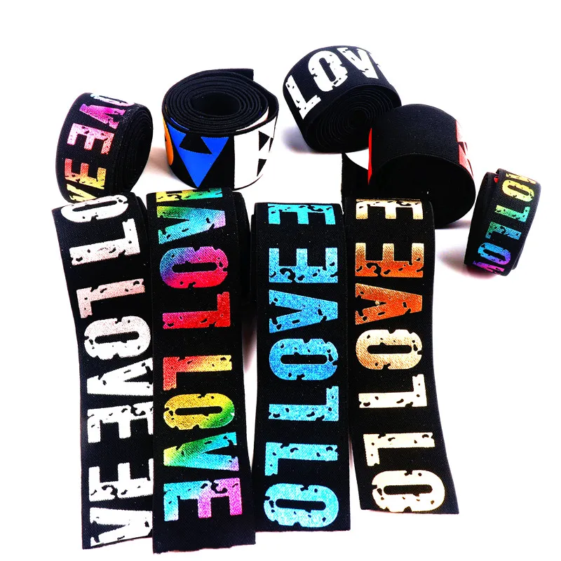 DHgate.com:LOVE Alphabet Jacquard Elastic Waistband