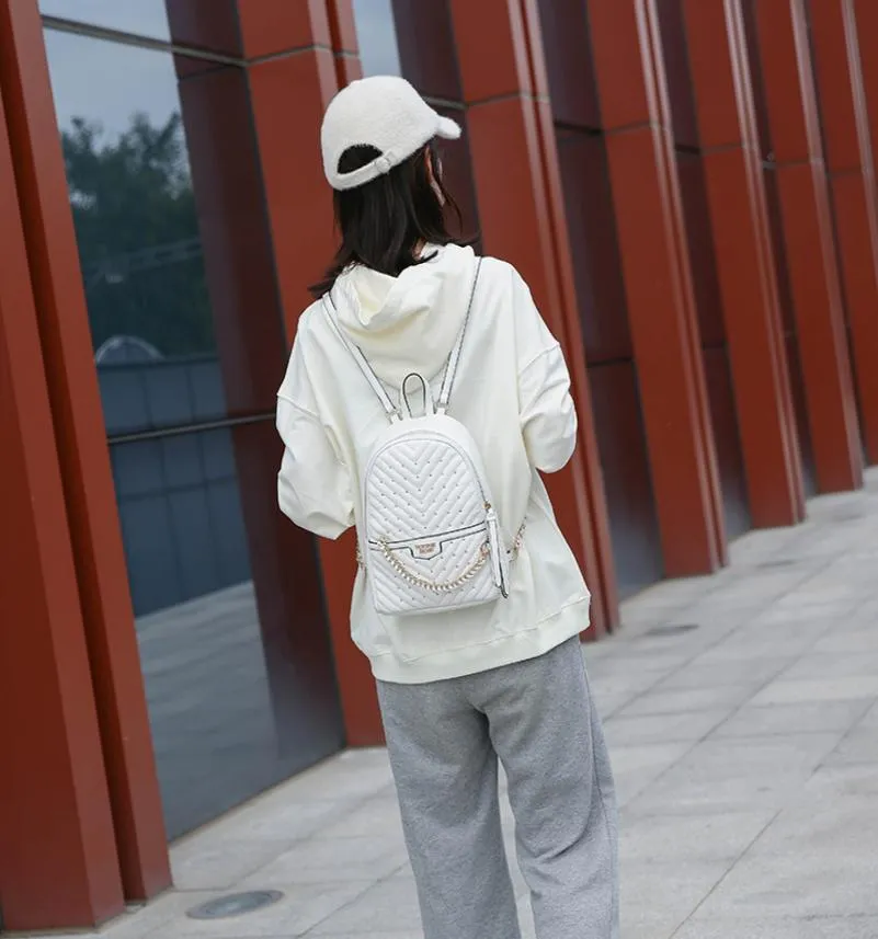 Coréenne Femmes039s luxurys luxurys sacs sbags2021vs sacstyle nouveau rivet mode polyvalent broderie de broderie de voyage halpack4063054