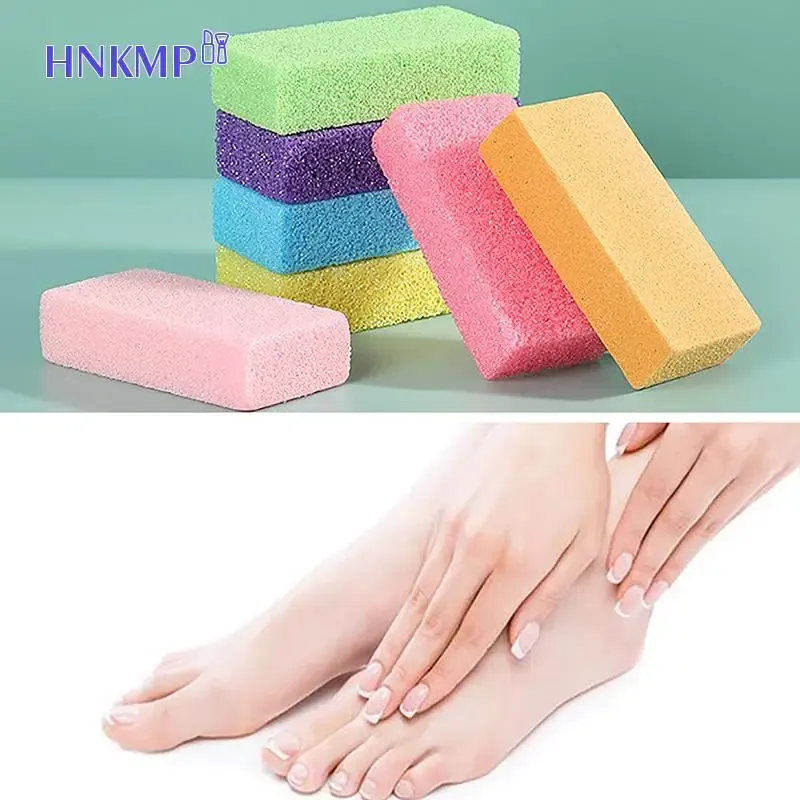 Exfoliate Feet Pedicure Handle Pumice Stone Scraper Foot File Dead Hard Rough Dry Skin Scrub Callus Remover Manual Cracked Heels