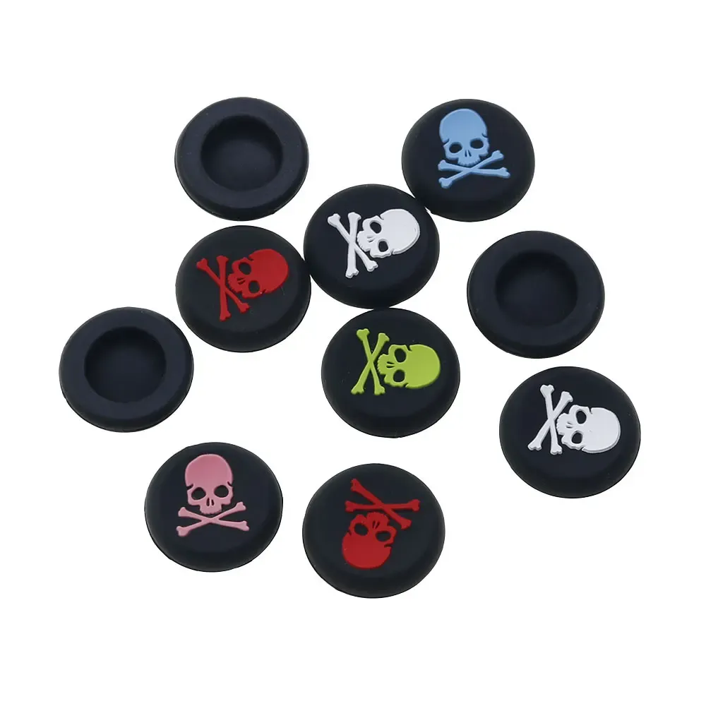 JCD 2pieces Thumb Stick Grip Cap For PS5 PS4 PS3 Xbox 360 Xbox One Switch Pro Controller Thumbstick Joystick Cover Case
