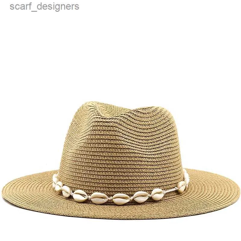 Breide rand hoeden emmer hoeden eenvoudige zon hoed voor mannen en dames zomerhoeden gepersonaliseerd westerse meisje cowboy stro hoed strandhoed y240409