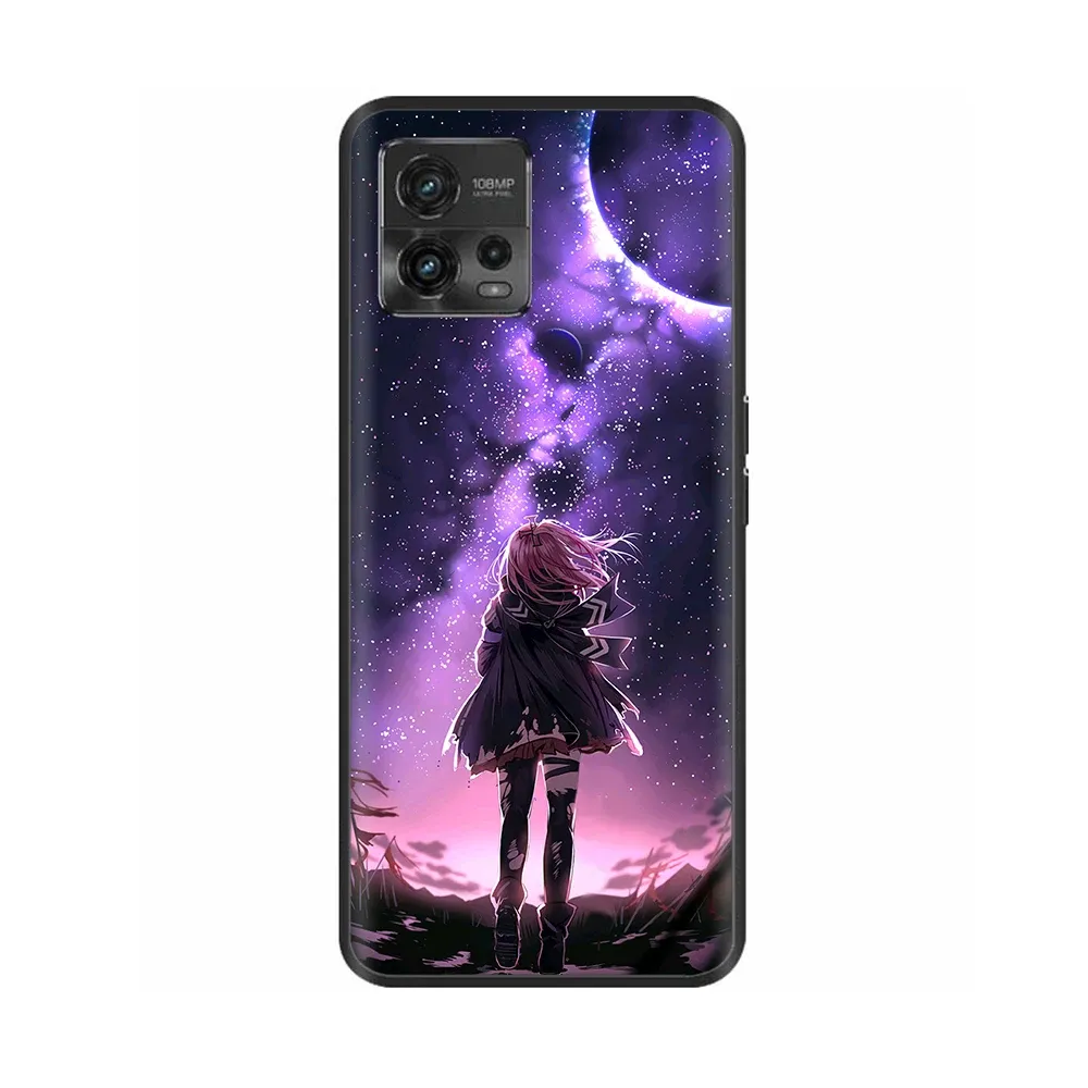 W przypadku moto G72 odporna na uderzenie silikonowe tylne okładki Pose telefoniczne dla Motorola Moto G72 Cover G 72 Motog72 2022 Case Soft Bumper Fundas