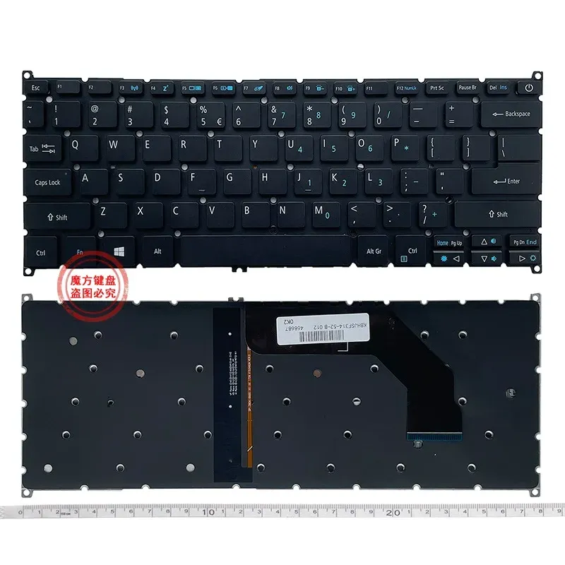 Keyboards Nouveau clavier américain Backlit pour Acer Swift 113 SF11331 N17P2 S13 SF514 SF31452 S5371 SF5 VX15 SF31452G S3020